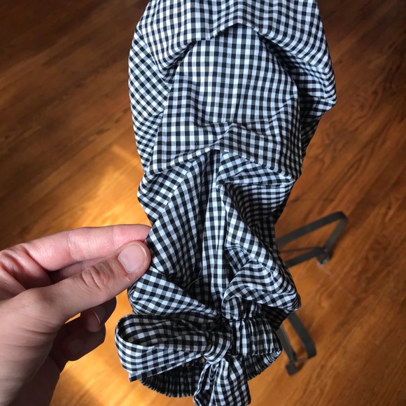 Cropped blouse with crumpled sleeves - Picture 3 of 4